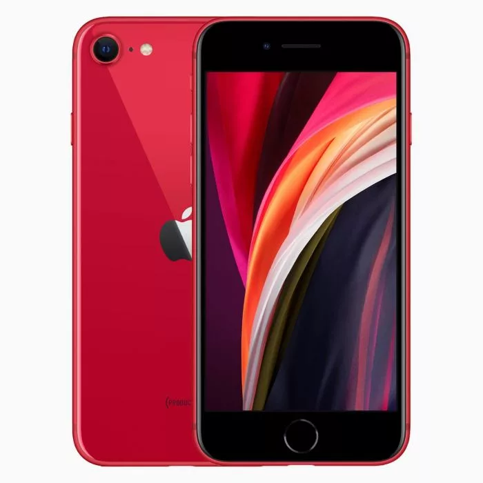 iPhone SE (2020) 64GB Rood – A-grade - marge